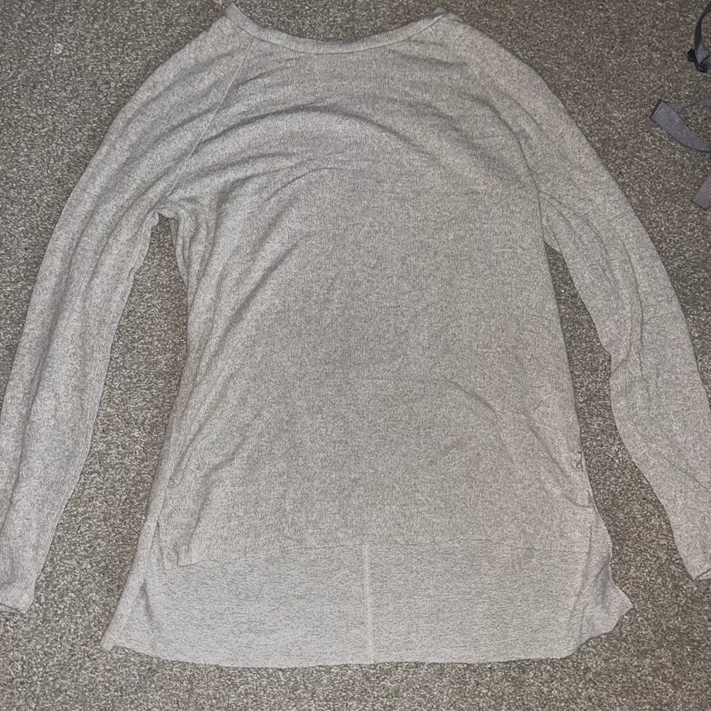 Grey American Eagle Soft and Sexy Plush Top Worn Few Times Size XS